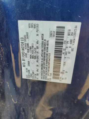 Photo 10 from auction – 2009 FORD RANGER SUP with VIN 1FTYR14D39PA43103