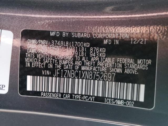Photo 10 from auction – 2022 TOYOTA GR 86 with VIN JF1ZNBC1XN8752697