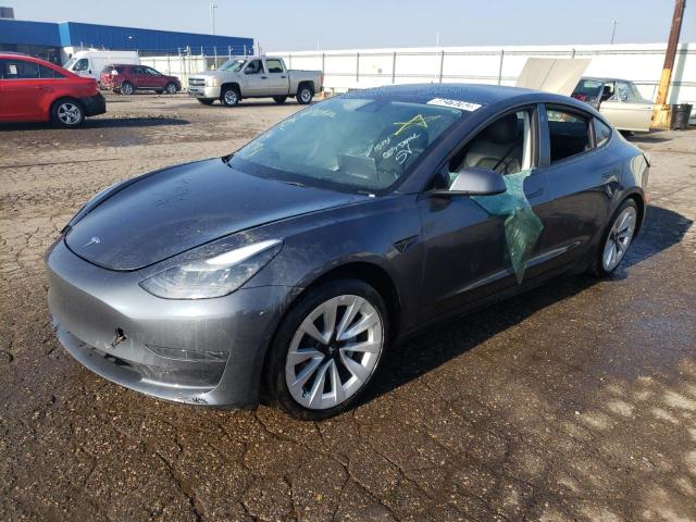 TESLA MODEL 3 2022 with VIN 5YJ3E1EA6NF188098 - Photo from auction