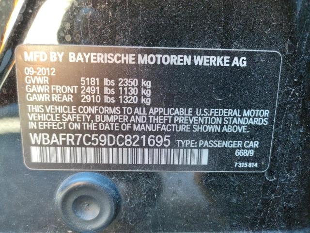 Photo 10 from auction – 2013 BMW 535 with VIN WBAFR7C59DC821695