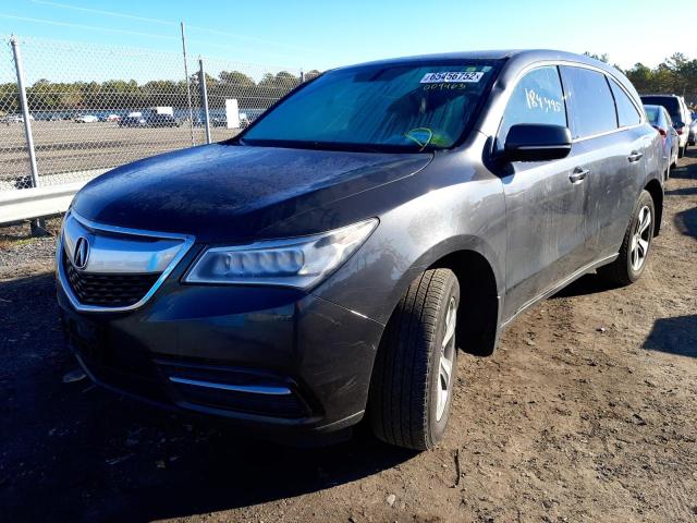 Photo 2 from auction – 2014 ACURA MDX with VIN 5FRYD4H21EB009463