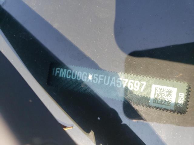 Photo 10 from auction – 2015 FORD ESCAPE SE with VIN 1FMCU0GX5FUA57697
