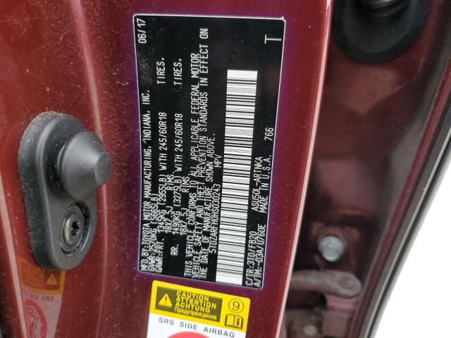 Photo 10 from auction – 2017 TOYOTA HIGHLANDER with VIN 5TDZARFH0HS030243