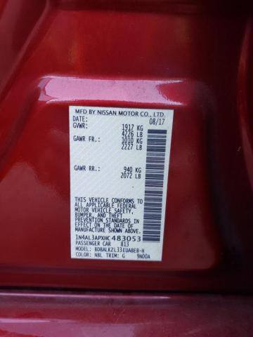 Photo 10 from auction – 2017 NISSAN ALTIMA 2.5 with VIN 1N4AL3APXHC483053