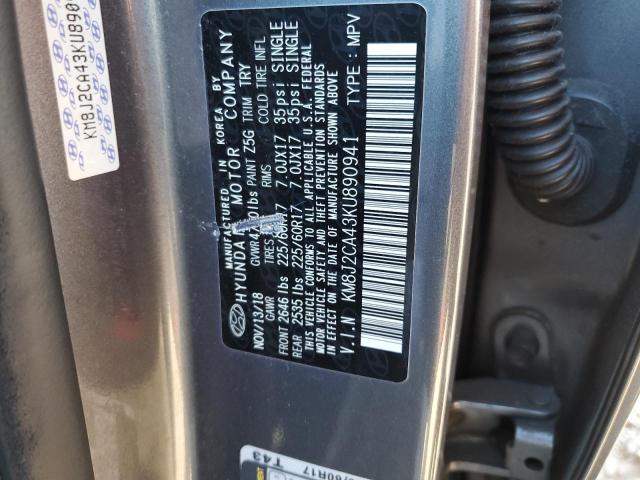 Photo 10 from auction – 2019 HYUNDAI TUCSON SE with VIN KM8J2CA43KU890941