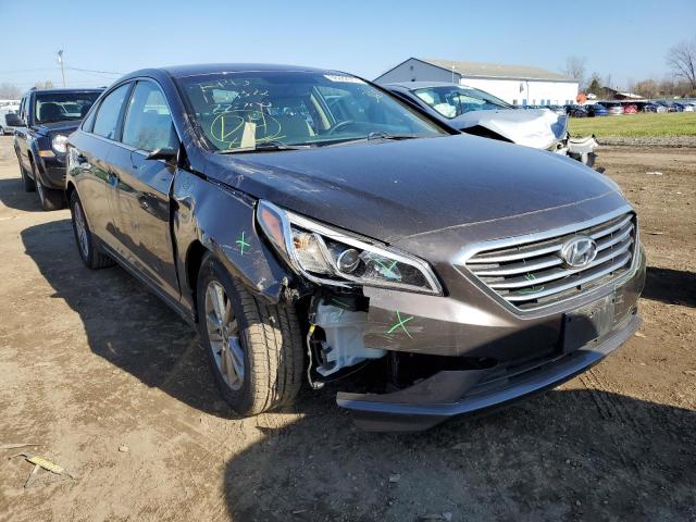 HYUNDAI SONATA SE 2017 with VIN 5NPE24AF5HH582430 - Photo from auction