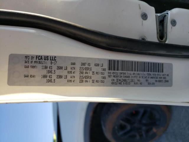 Photo 10 from auction – 2018 JEEP COMPASS SP with VIN 3C4NJDAB8JT112611