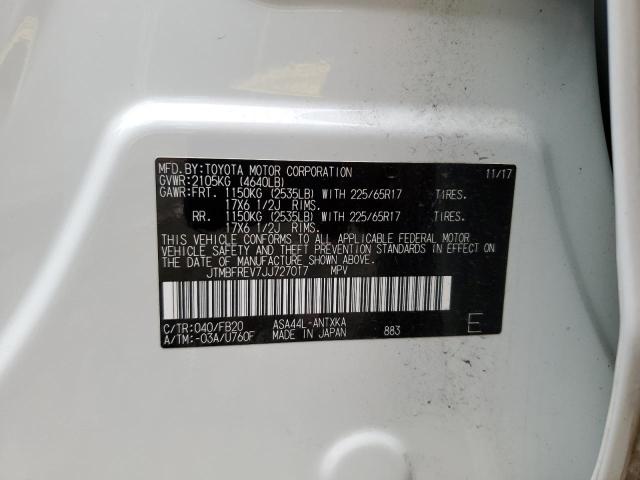 Photo 10 from auction – 2018 TOYOTA RAV4 LE with VIN JTMBFREV7JJ727017