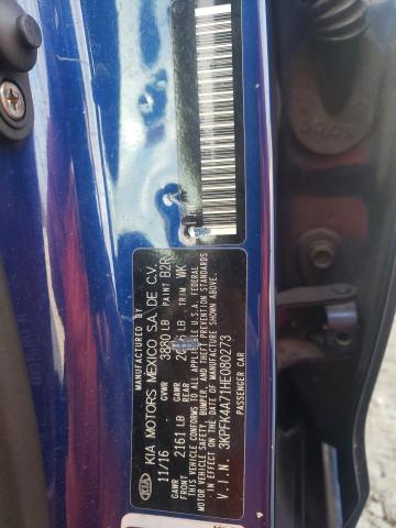Photo 10 from auction – 2017 KIA FORTE LX with VIN 3KPFK4A71HE080273