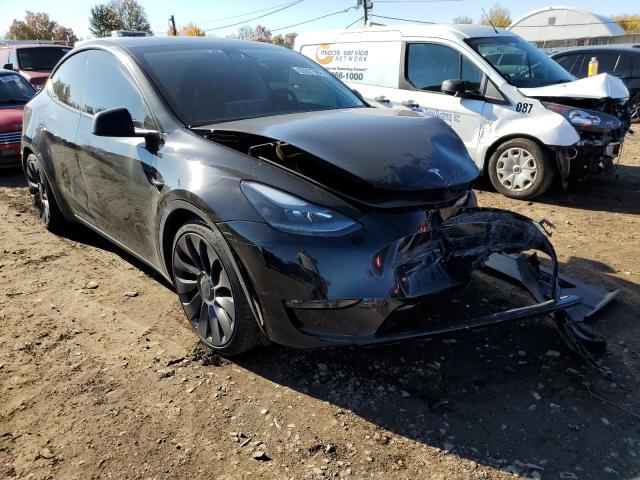 TESLA MODEL Y 2021 with VIN 5YJYGDEFXMF197222 - Photo from auction