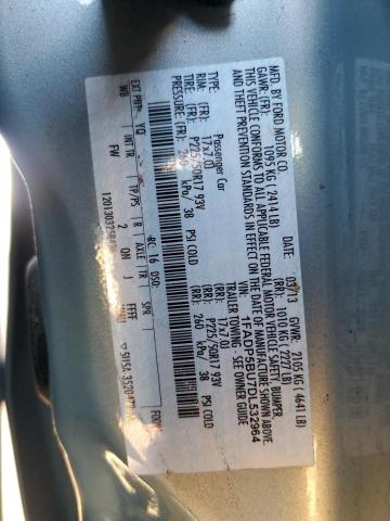 Photo 10 from auction – 2013 FORD C-MAX SEL with VIN 1FADP5BU7DL532964