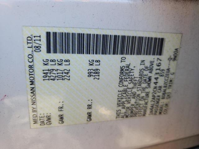 Photo 10 from auction – 2012 NISSAN ALTIMA BAS with VIN 1N4AL2AP2CN443167
