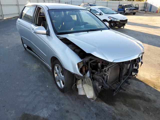KIA SPECTRA LX 2008 with VIN KNAFE161X85021631 - Photo from auction