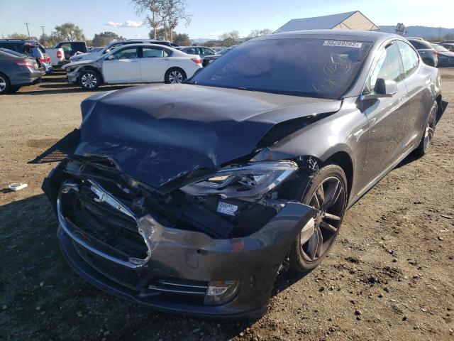 Photo 2 from auction – 2015 TESLA MODEL S with VIN 5YJSA1E12FF107249
