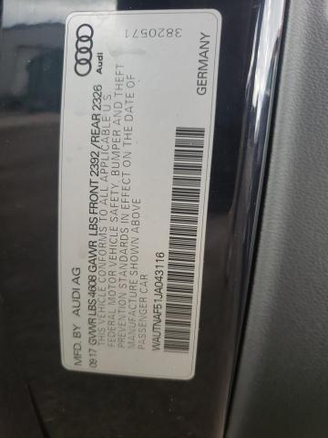 Photo 10 from auction – 2018 AUDI A5 PREMIUM with VIN WAUTNAF51JA043116