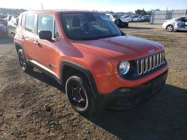 Photo 1 from auction – 2018 JEEP RENEGADE S with VIN ZACCJBAB2JPH93125
