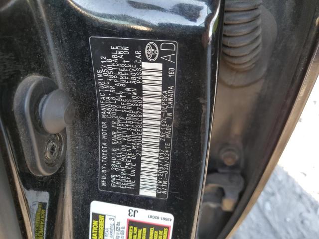 Photo 10 from auction – 2012 TOYOTA COROLLA BA with VIN 2T1BU4EE8CC877502