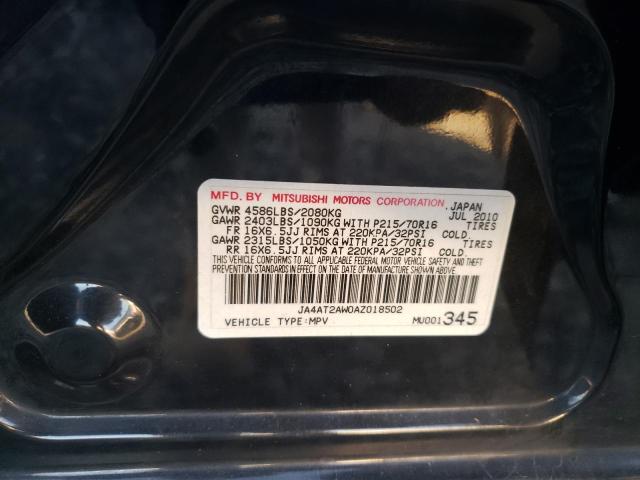 Photo 10 from auction – 2010 MITSUBISHI OUTLANDER with VIN JA4AT2AW0AZ018502