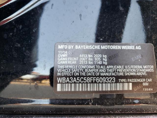 Photo 10 from auction – 2015 BMW 328 I with VIN WBA3A5C58FF609323