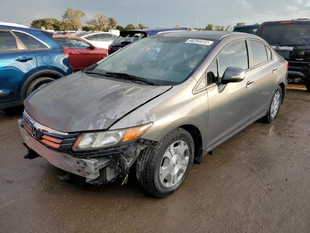 Photo 2 from auction – 2012 HONDA CIVIC HYBR with VIN JHMFB4F36CS007586