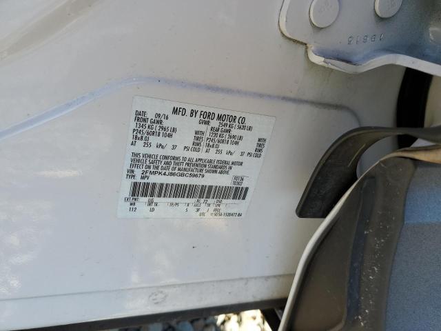 Photo 10 from auction – 2016 FORD EDGE SEL with VIN 2FMPK4J86GBC59679