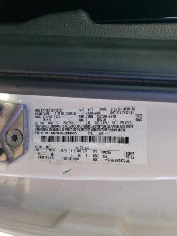 Photo 10 from auction – 2013 FORD ESCAPE SEL with VIN 1FMCU9H96DUB99655
