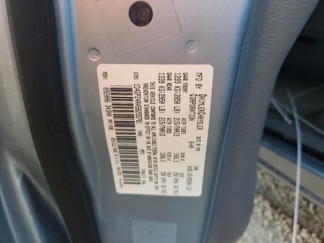 Photo 10 from auction – 2005 DODGE GRAND CARA with VIN 1D4GP24R45B255781