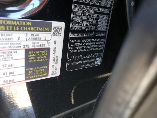 Photo 10 from auction – 2021 LAND ROVER RANGE ROVE with VIN SALYJ2EXXMA320078