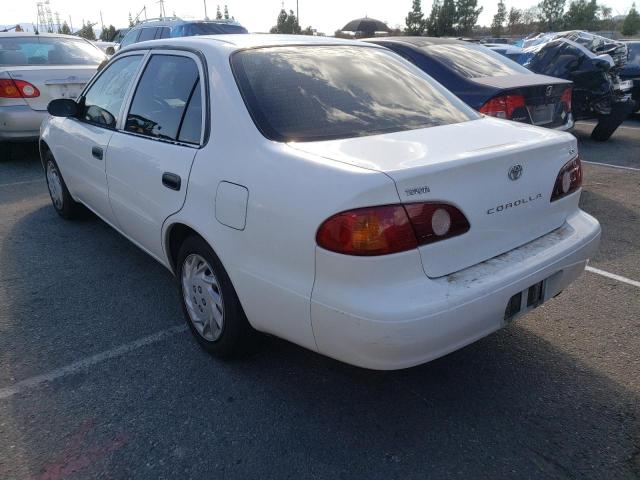 Photo 3 from auction – 2001 TOYOTA COROLLA CE with VIN 1NXBR12E21Z558001