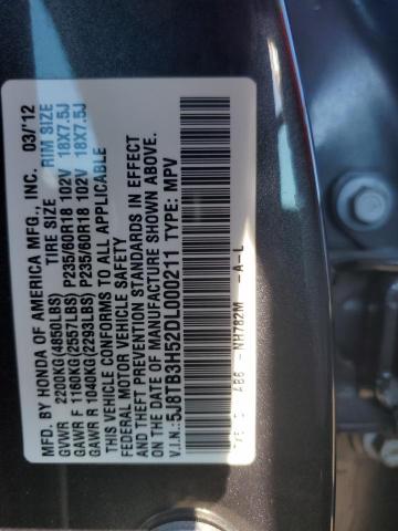 Photo 10 from auction – 2013 ACURA RDX TECHNO with VIN 5J8TB3H52DL000211
