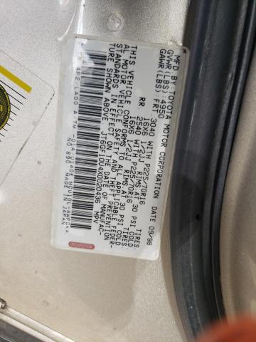 Photo 10 from auction – 1999 LEXUS RX 300 with VIN JT6GF10U4X0020436