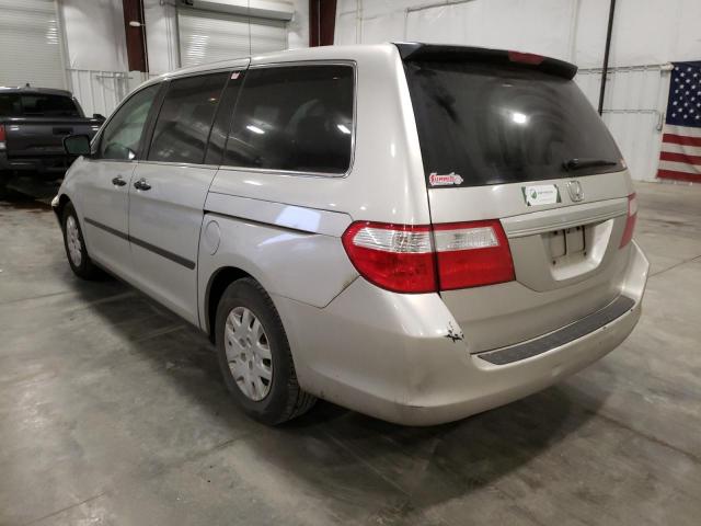 Photo 3 from auction – 2007 HONDA ODYSSEY LX with VIN 5FNRL38247B056301