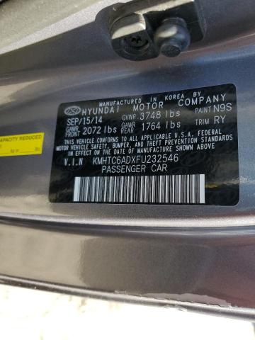 Photo 10 from auction – 2015 HYUNDAI VELOSTER with VIN KMHTC6ADXFU232546