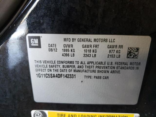 Photo 10 from auction – 2013 CHEVROLET MALIBU 1LT with VIN 1G11C5SA4DF142331