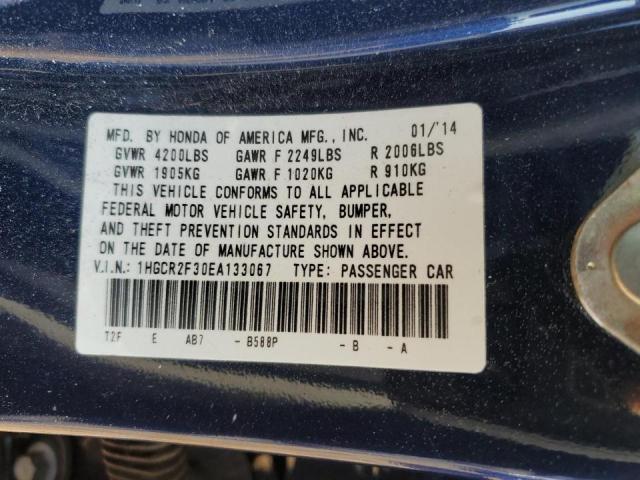 Photo 10 from auction – 2014 HONDA ACCORD LX with VIN 1HGCR2F30EA133067