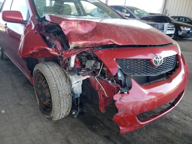 Photo 9 from auction – 2009 TOYOTA COROLLA BA with VIN JTDBL40EX99047029
