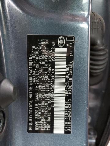 Photo 10 from auction – 2016 TOYOTA COROLLA L with VIN 2T1BURHE3GC631049
