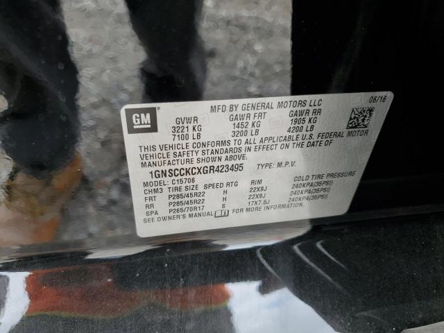 Photo 10 from auction – 2016 CHEVROLET TAHOE C150 with VIN 1GNSCCKCXGR423495