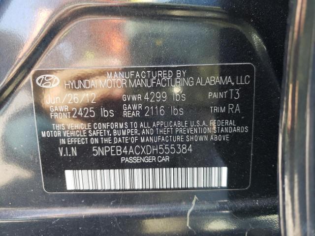 Photo 10 from auction – 2013 HYUNDAI SONATA GLS with VIN 5NPEB4ACXDH555384