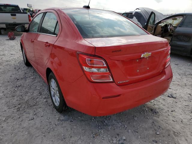 Photo 3 from auction – 2017 CHEVROLET SONIC LT with VIN 1G1JD5SH9H4122135