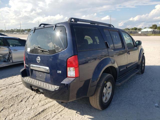 Photo 4 from auction – 2006 NISSAN PATHFINDER with VIN 5N1AR18U46C632459