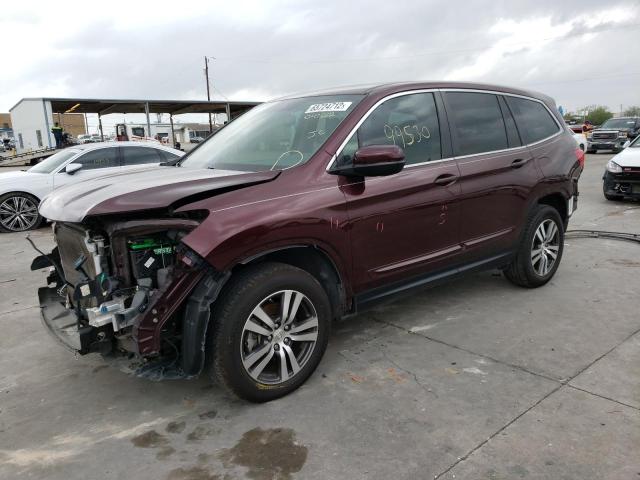 HONDA PILOT EXL 2016 with VIN 5FNYF5H51GB047662 - Photo from auction
