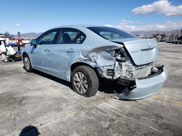 Photo 3 from auction – 2012 HONDA CIVIC LX with VIN 19XFB2F57CE360476