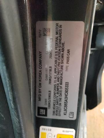 Photo 10 from auction – 2017 CHEVROLET SPARK LS with VIN KL8CB6SA3HC805333