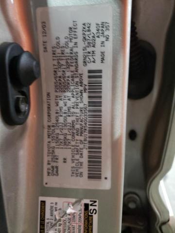 Photo 10 from auction – 2004 TOYOTA 4RUNNER LI with VIN JTEBU17R540033567