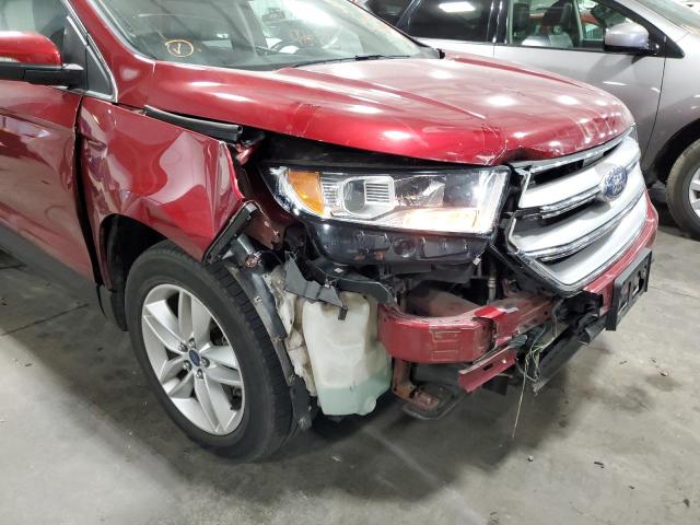 Photo 9 from auction – 2015 FORD EDGE SEL with VIN 2FMTK4J82FBC34257