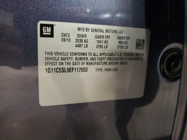 Photo 10 from auction – 2014 CHEVROLET MALIBU 1LT with VIN 1G11C5SL9EF117850
