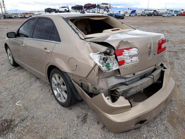 Photo 3 from auction – 2007 LINCOLN MKZ with VIN 3LNHM26T37R640567