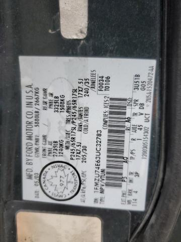 Photo 10 from auction – 2003 FORD EXPLORER E with VIN 1FMZU74E63UC32783