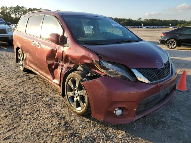 TOYOTA SIENNA SE 2016 with VIN 5TDXK3DC0GS747121 - Photo from auction